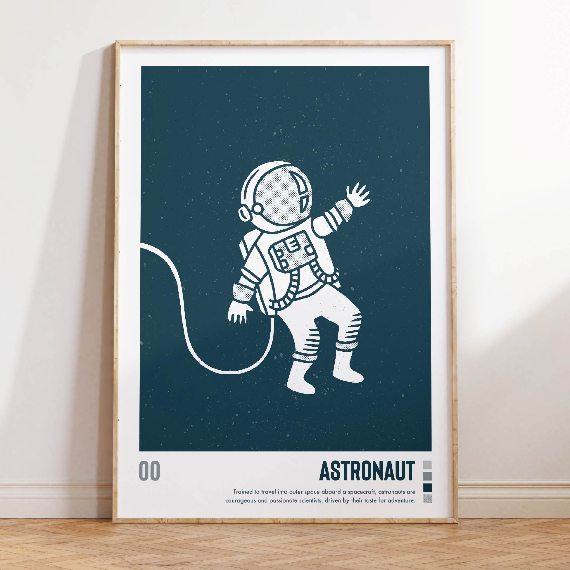 Affiches astronaute - Camille Chauvelin - Graphiste