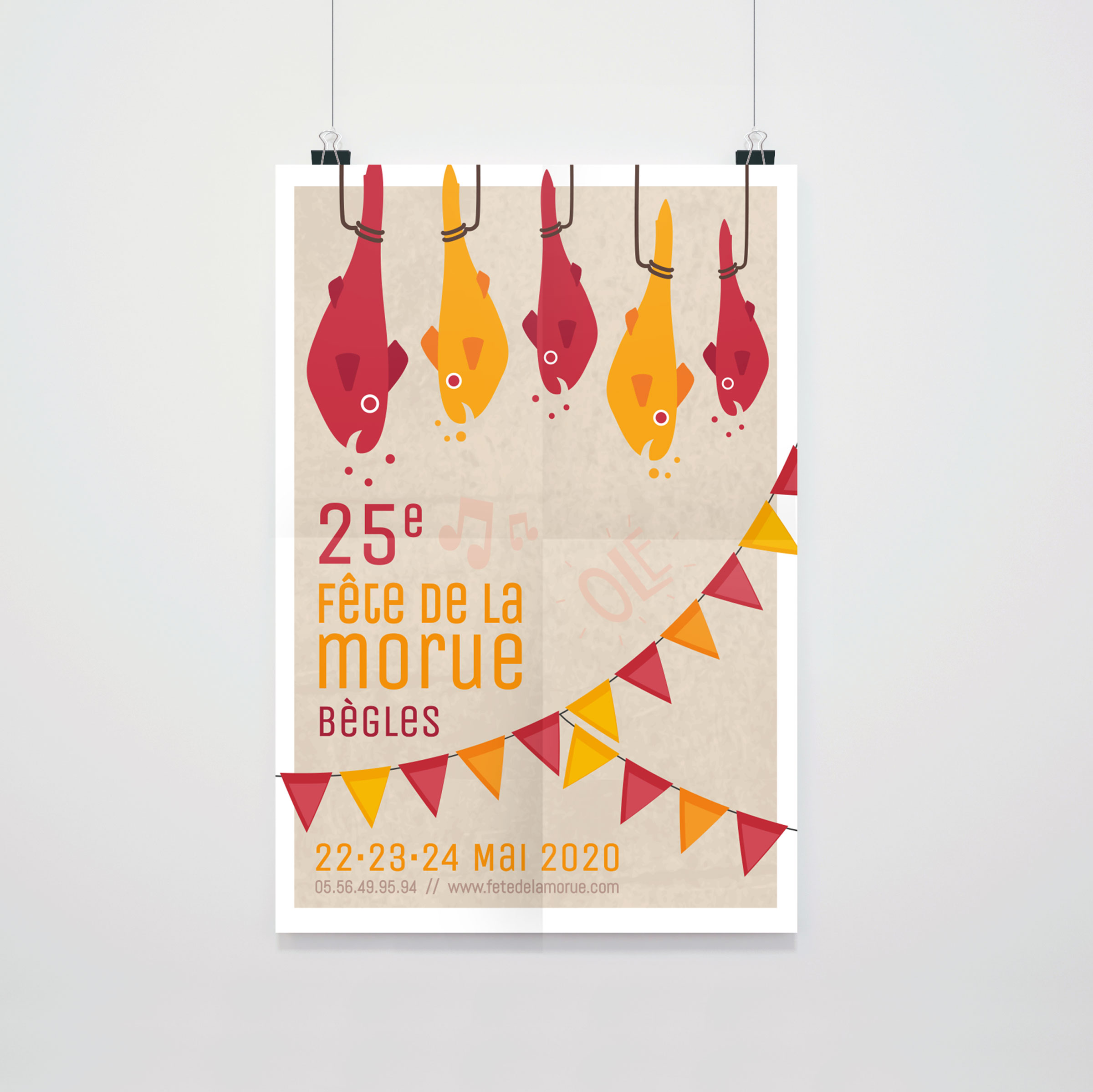 Affiche Fête de la morue - Camille Chauvelin - Graphiste