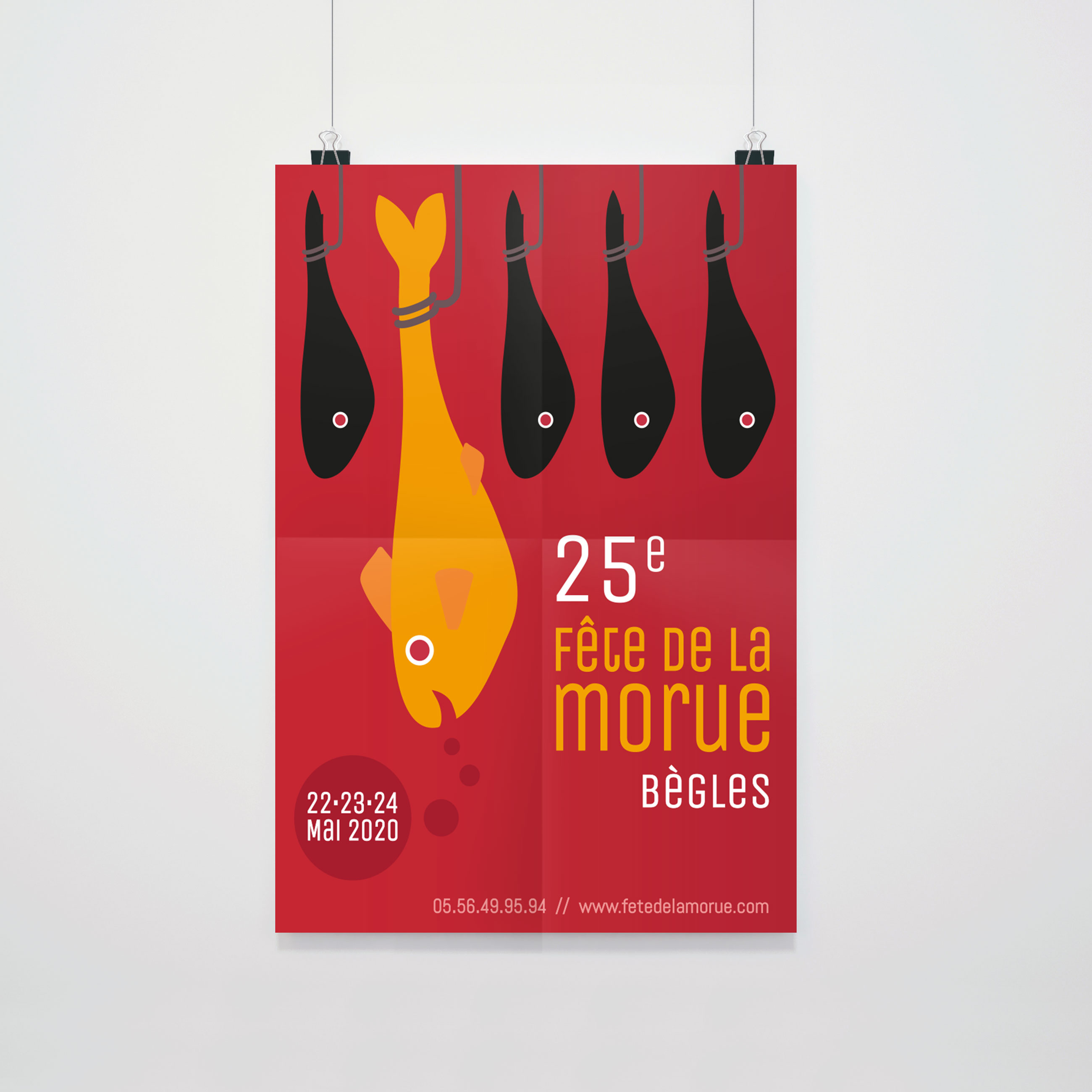 Affiche Fête de la morue - Camille Chauvelin - Graphiste